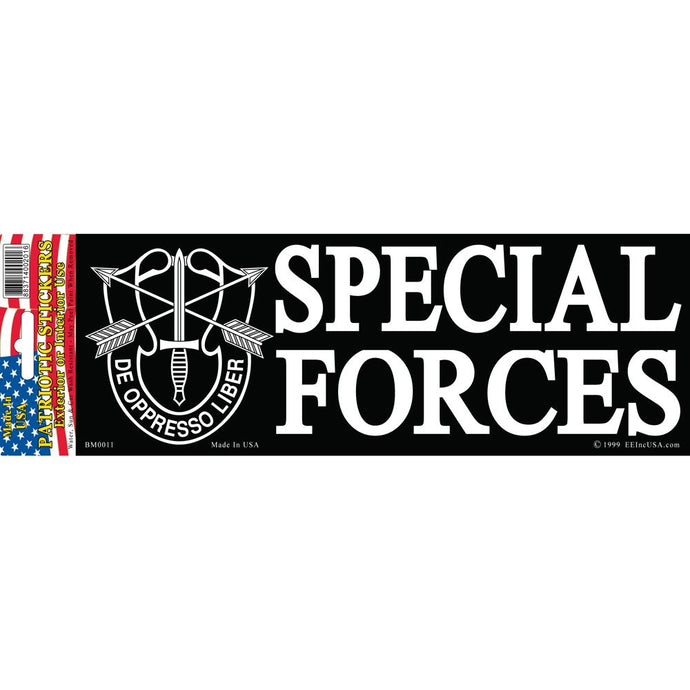 SPECIAL FORCES BUMPER STICKER