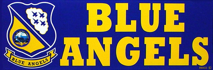 US NAVY, BLUE ANGELS BUMPER STICKER