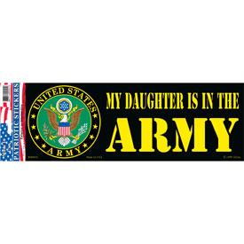 ARMY, MY DAUGHTER BUMPER STICKER