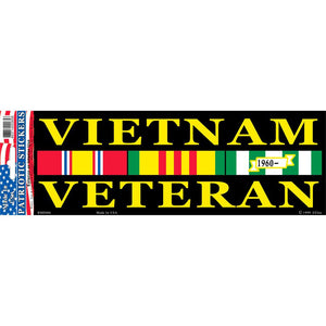 VIETNAM VETERAN BUMPER STICKER