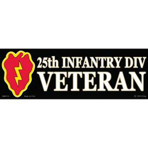 ARMY, 25TH DIVISION BUMPER STICKER