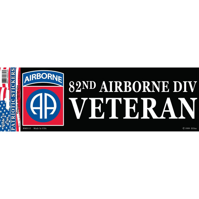 ARMY, 82ND AIRBORNE DIVISION BUMPER STICKER