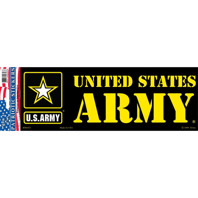 ARMY LOGO, US BUMPER STICKER