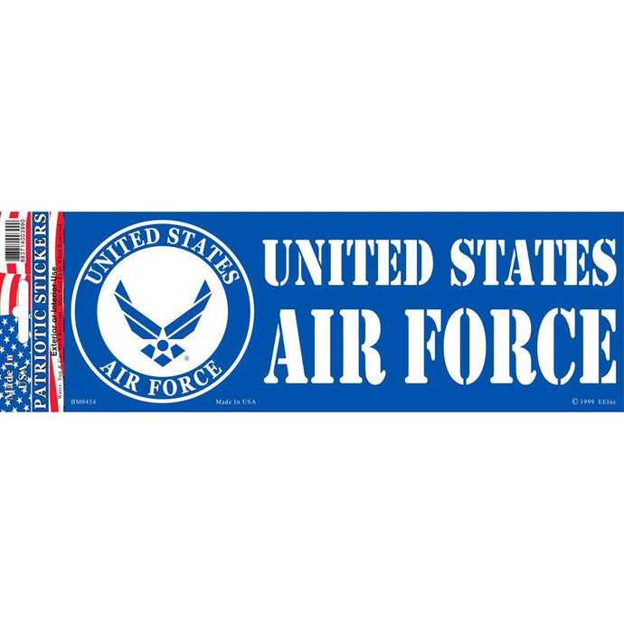 US AIR FORCE SYMBOL III BUMPER STICKER
