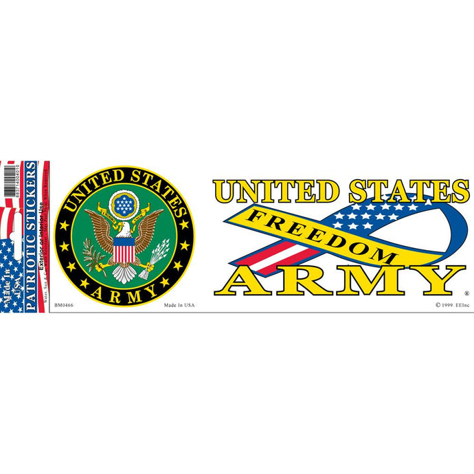 ARMY SYMBOL, FREEDOM BUMPER STICKER