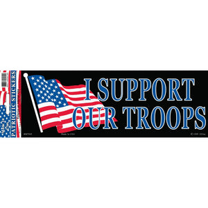 SUPPORT OUR TROOPS BUMPER STICKER