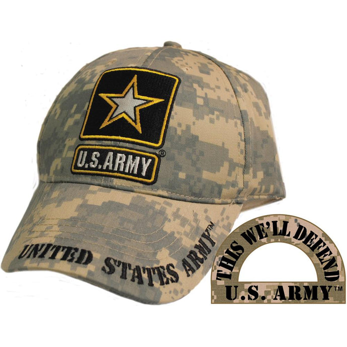 ARMY LOGO, CAMO HAT