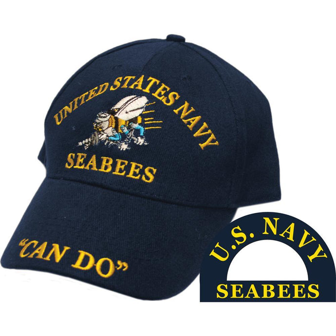 US NAVY, SEABEES HAT