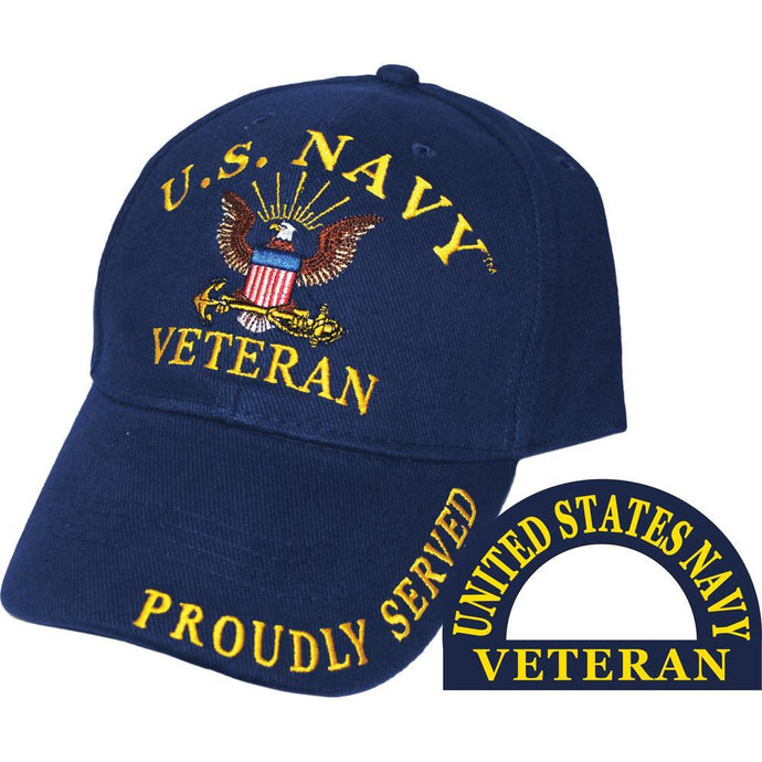 US NAVY, VETERAN, PROUD HAT