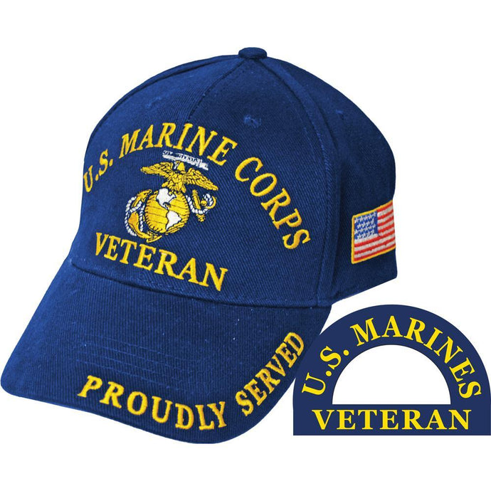 US MARINE CORPS VETERAN, PROUD HAT