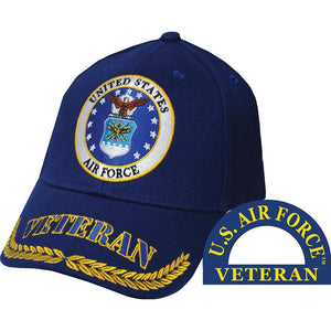 US AIR FORCE, VETERAN, WREATH HAT