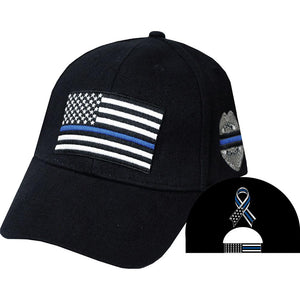 POLICE, THIN BLUE LINE HAT