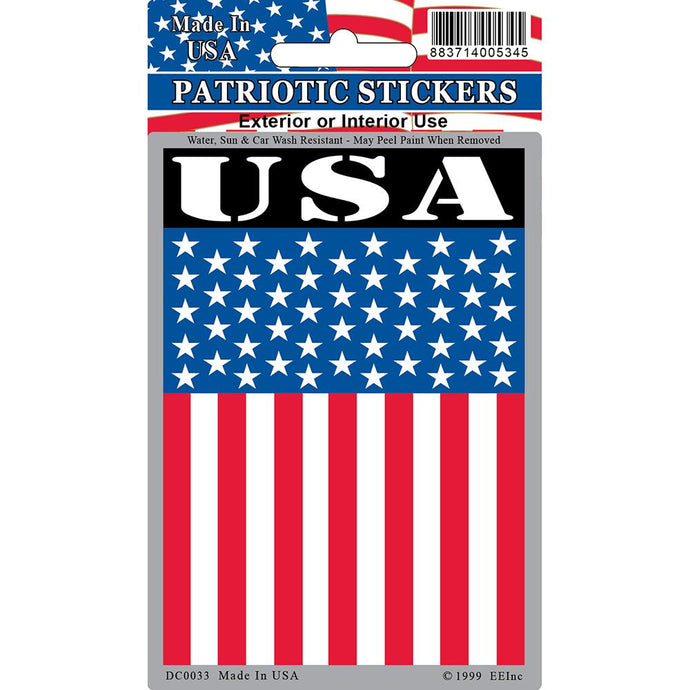 US FLAG, USA STICKER