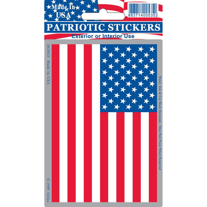 USA, FLAG STICKER