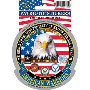 AMERICAN WARRIORS STICKER
