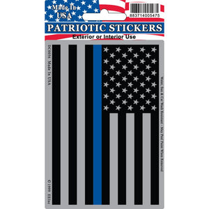 POLICE, THIN BLUE LINE STICKER