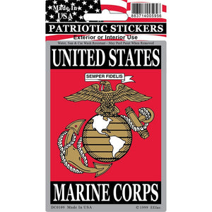 US MARINE CORPS LOGO STICKER