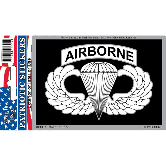 ARMY, PARATROOPER, AIRBORNE STICKER