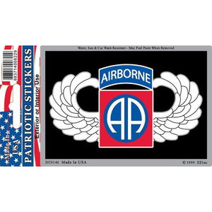 ARMY 82ND AIRBORNE STICKER