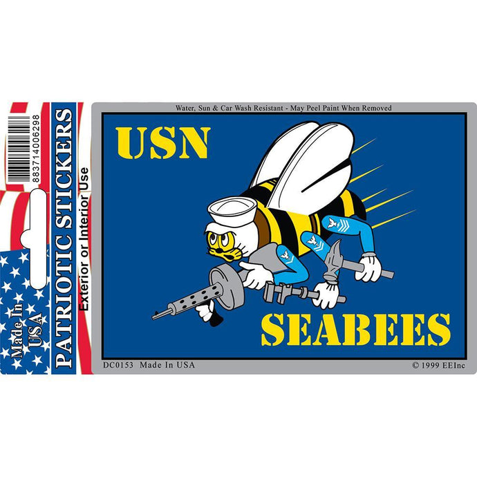 US NAVY, SEABEES STICKER