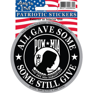POW*MIA SOME GAVE ALL STICKER
