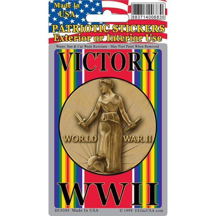 WWII , VICTORY STICKER