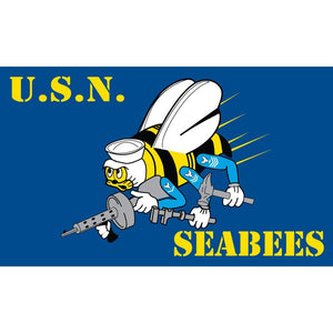 US NAVY, SEABEES FLAG