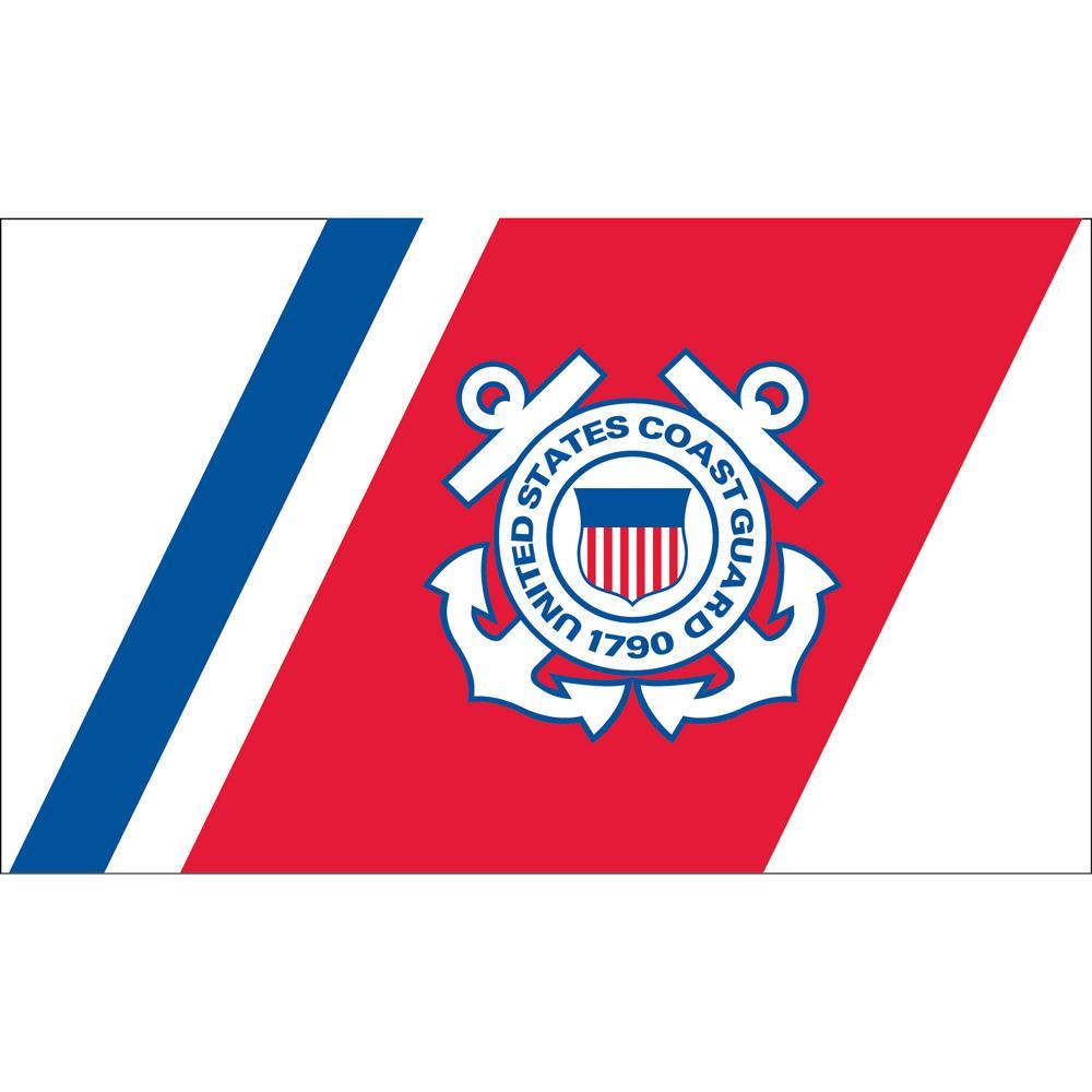US Coast Guard Flag 3x5 Feet | Outdoor Polyester Banner With Grommets