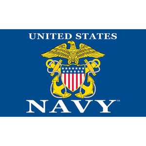 US NAVY LOGO II FLAG