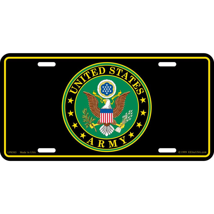 ARMY SYMBOL LICENSE PLATE