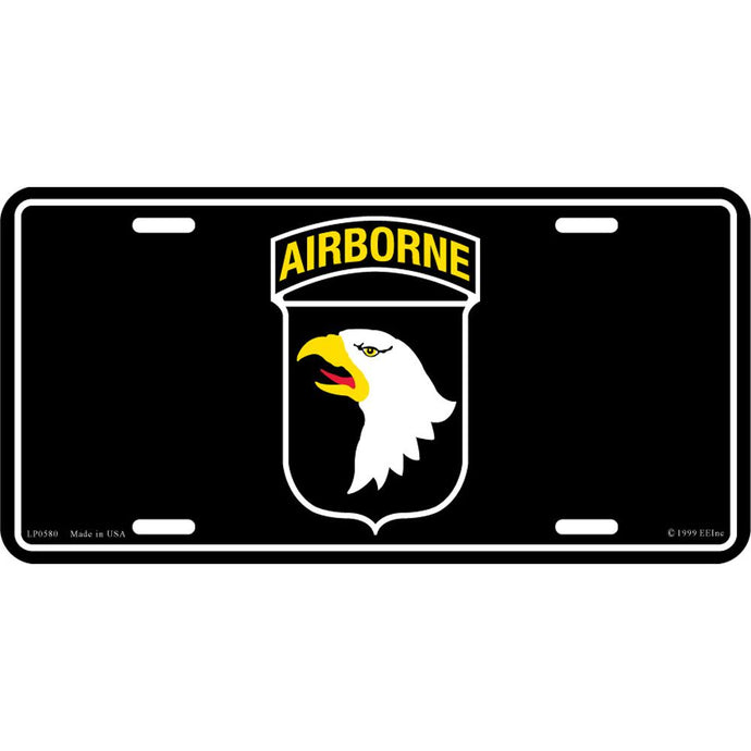 ARMY 101ST AIRBORNE LICENSE PLATE