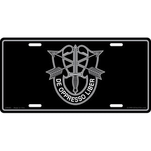 SPECIAL FORCES LICENSE PLATE