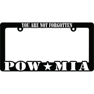 POW*MIA LICENSE PLATE FRAME
