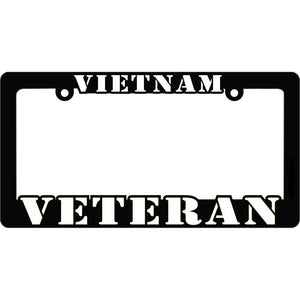 VIETNAM VETERAN LICENSE PLATE FRAME