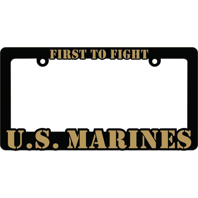 US MARINE CORPS LICENSE PLATE FRAME