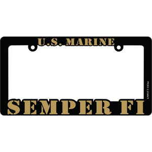 US MARINE CORPS, SEMPER FI LICENSE PLATE FRAME