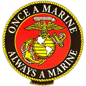 US MARINE CORPS, ONCE A MARINE MAGNET