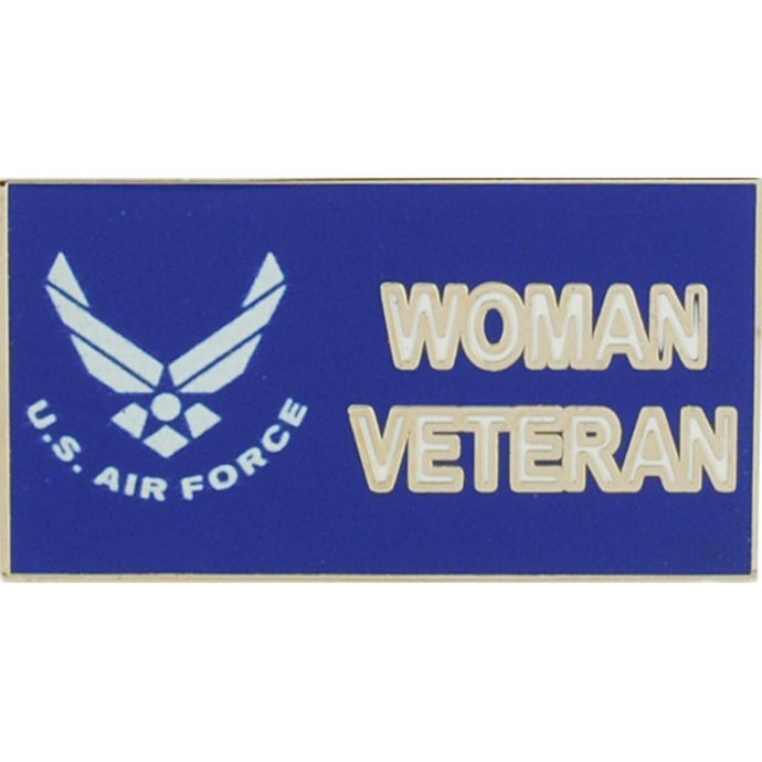US AIR FORCE, WOMAN VETERAN HAT PIN