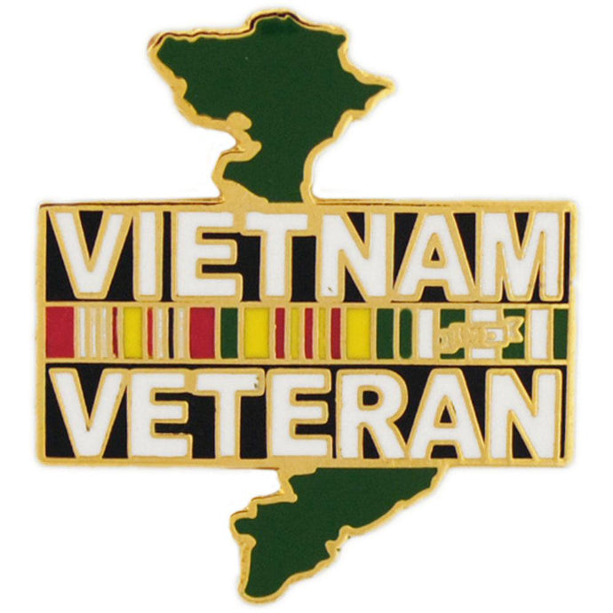 VIETNAM VETERAN, SVC RIBBON HAT PIN