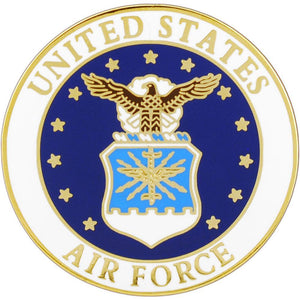 US AIR FORCE EMBLEM HAT PIN