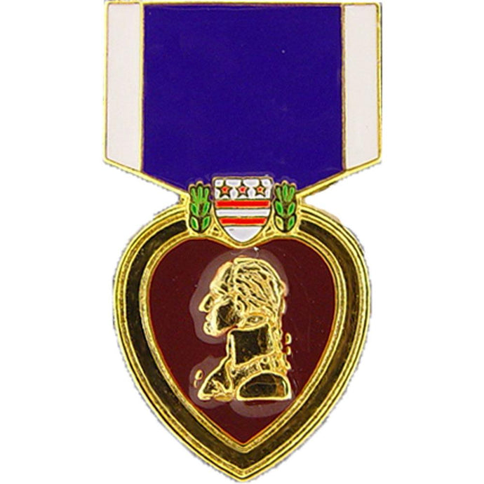 PURPLE HEART, MEDAL HAT PIN