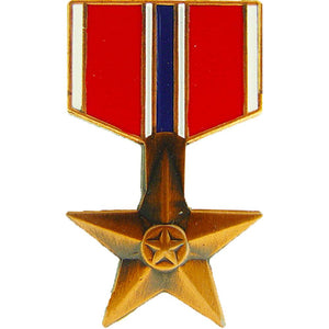 BRONZE STAR, MEDAL HAT PIN