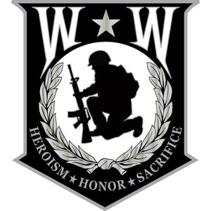 WOUNDED WARRIOR HAT PIN
