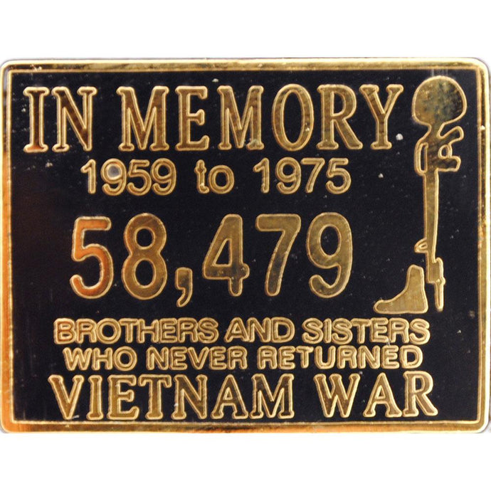 VIETNAM, IN MEMORY HAT PIN