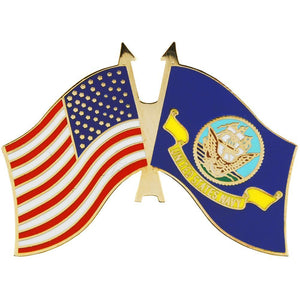 US NAVY FLAG, USA FLAG HAT PIN
