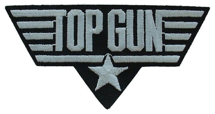 US NAVY, TOP GUN, WHITE PATCH