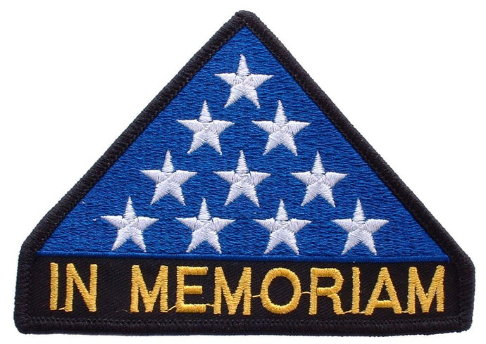 USA, MEMORIAL FLAG PATCH