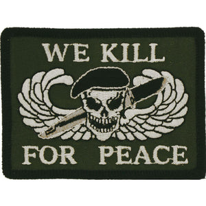 WE KILL FOR PEACE PATCH