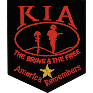 KIA KILLED IN ACTION AMERICA REMEMBERS PATCH