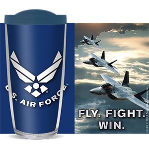 US AIR FORCE THERMAL 16oz CUP W/ LID
